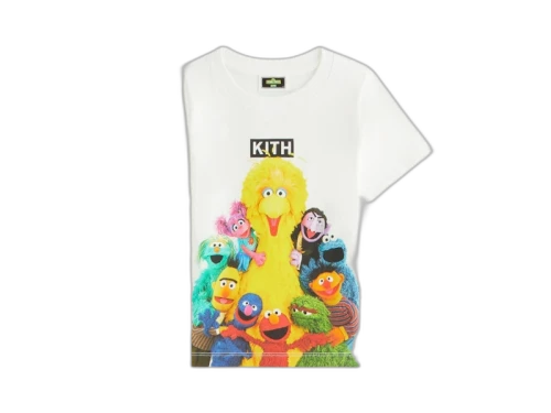 Kith x Sesame Street Kids Group Hug Tee White