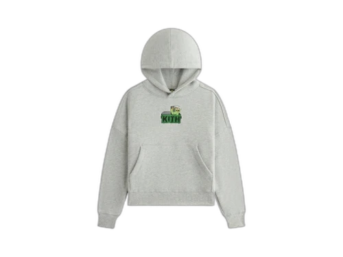 Kith x Sesame Street Kids Oscar Nelson Hoodie Medium Heather Grey