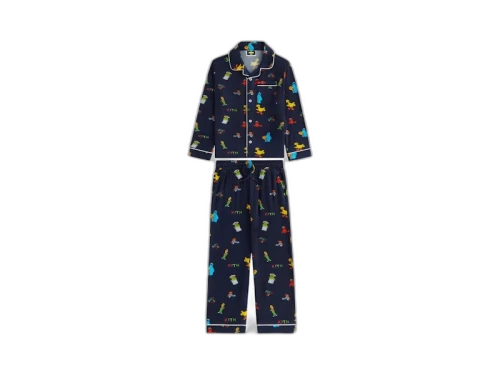 Kith x Sesame Street Kids Pajama Set Nocturnal