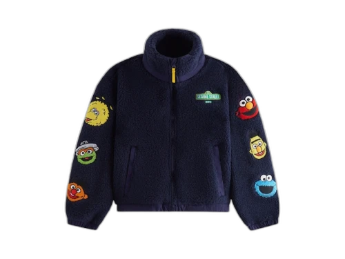 Kith x Sesame Street Kids Sherpa Jacket Nocturnal