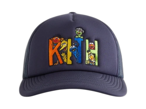 Kith x Sesame Street Kids Trucker Hat Nocturnal