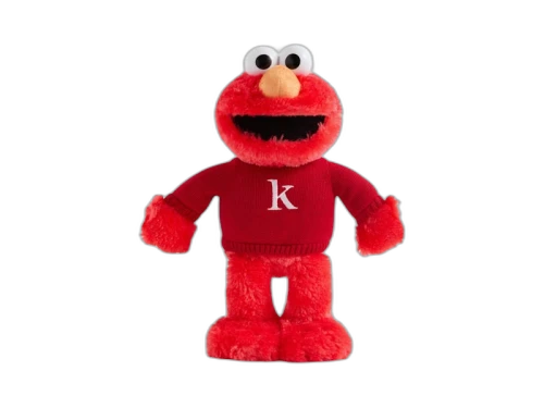 Kith x Sesame Street Kith And Play Elmo Plush Spicy