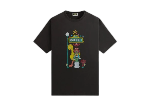 Kith x Sesame Street Lamp Vintage Tee Black