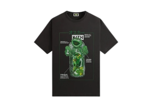 Kith x Sesame Street Oscar The Grouch Vintage Tee Black