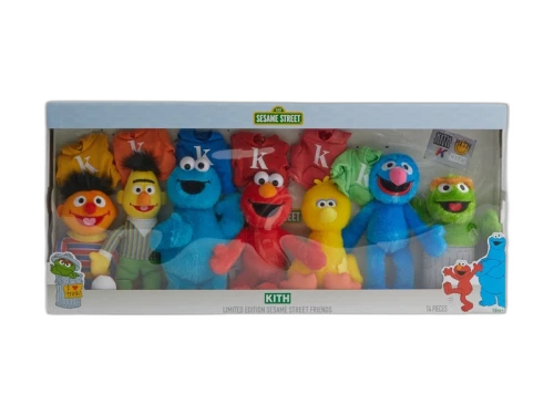 Kith x Sesame Street Plush Set Multi