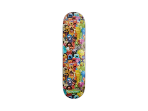 Kith x Sesame Street Skateboard Deck Multi