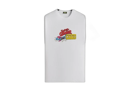 Kith x Sesame Street Super Grover Sketch Tee White