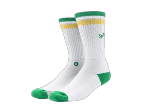 Kith x Sprite x Stance Socks White/Yellow