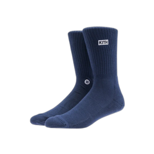 Kith x Stance 2.0 Classic Crew Sock Navy