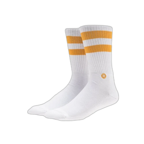 Kith x Stance Fall '18 Crew Sock White/Gold