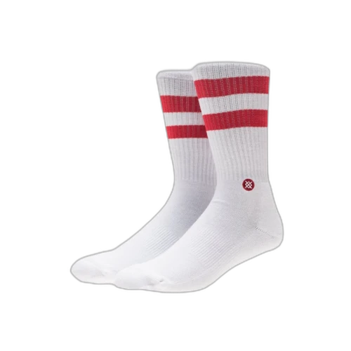 Kith x Stance Fall '18 Crew Sock White/Red