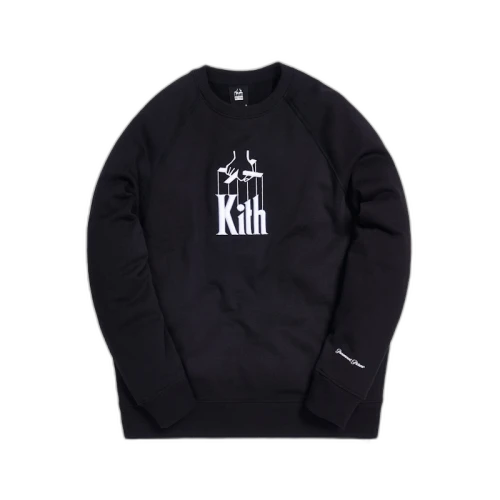 Kith x The Godfather Puppet Crewneck Black