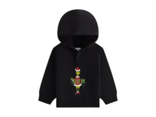 Kith x The Grinch Baby Ornament Williams Hoodie Black