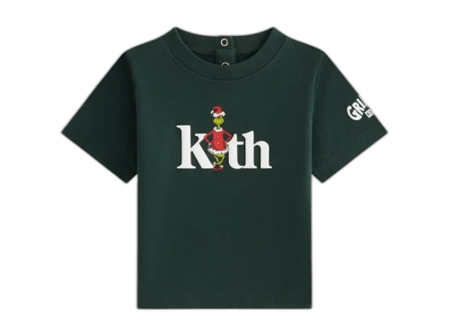 Kith x The Grinch Baby Serif Tee Stadium