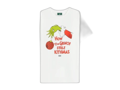 Kith x The Grinch Kids Book Title Tee White