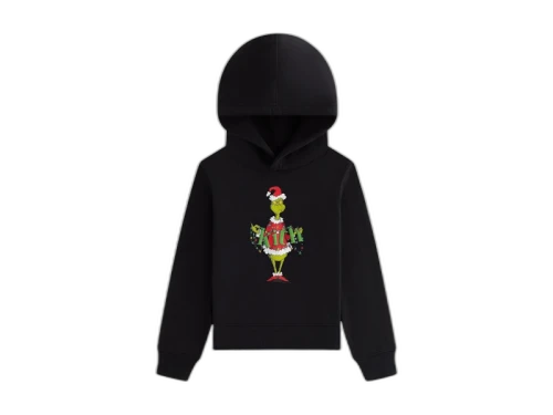 Kith x The Grinch Kids Ornament Williams Hoodie Black