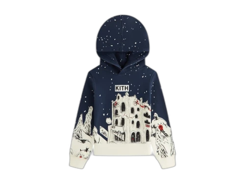 Kith x The Grinch Kids Scenic Williams Hoodie Nocturnal