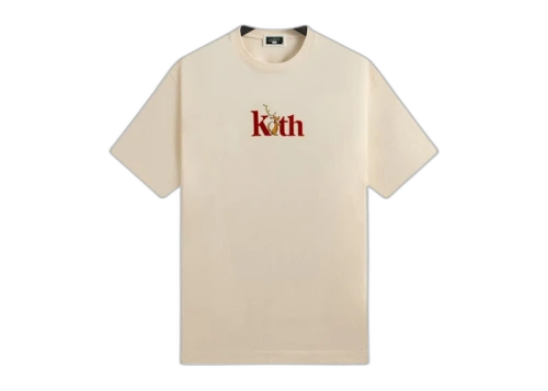 Kith x The Grinch Max Serif Tee Sandrift