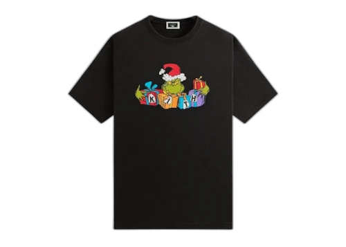 Kith x The Grinch Presents Tee Black