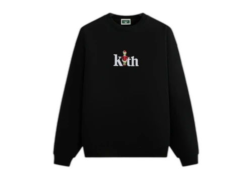 Kith x The Grinch Serif Nelson Crewneck Black Beauty