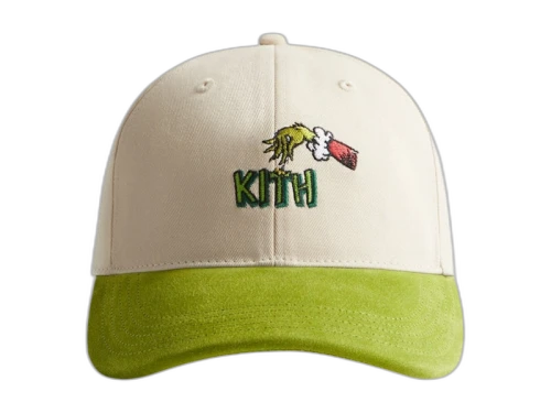 Kith x The Grinch Suede Brim Aaron Cap Matcha