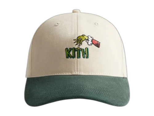 Kith x The Grinch Suede Brim Aaron Cap Sandrift