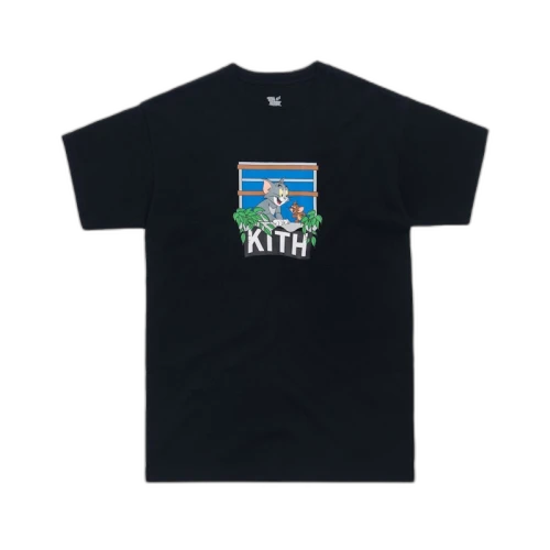 Kith x Tom & Jerry Hang Out Tee Black