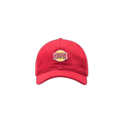 Kith x Tom & Jerry Logo Cap Red