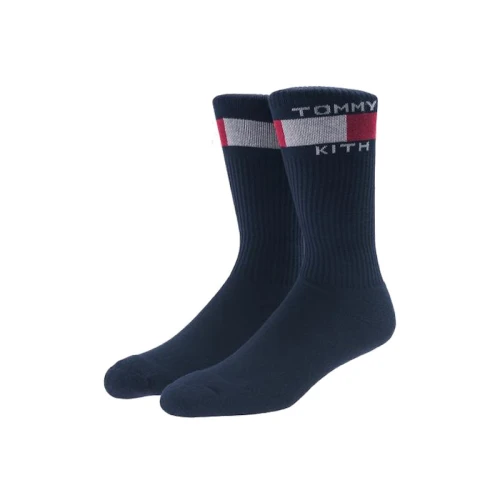 Kith x Tommy Hilfiger Badge Crew Sock Navy