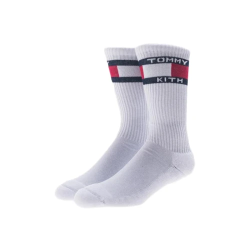 Kith x Tommy Hilfiger Badge Crew Sock White
