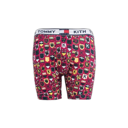 Kith x Tommy Hilfiger Crest Pattern Boxer Red