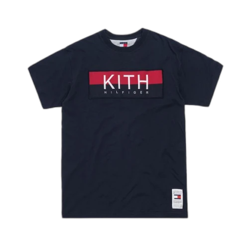 Kith x Tommy Hilfiger Logo Tee Navy