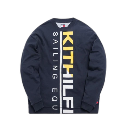 Kith x Tommy Hilfiger Sailing L/S Tee Navy