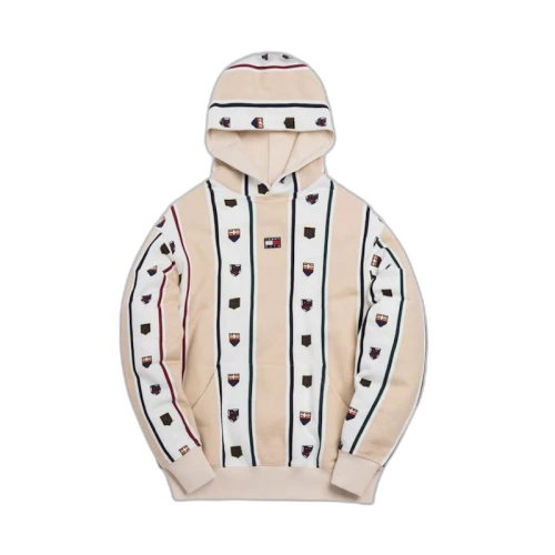 Kith x Tommy Hilfiger Stripe Hoodie Cream/White