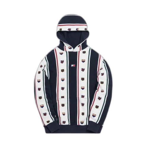 Kith x Tommy Hilfiger Stripe Hoodie Navy/White