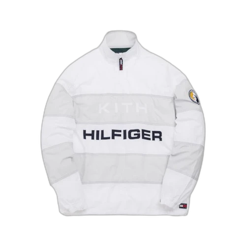 Kith x Tommy Hilfiger Stripe Woven Popover White/Grey