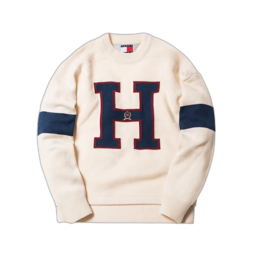Kith x Tommy Hilfiger Varsity H Sweater Ivory