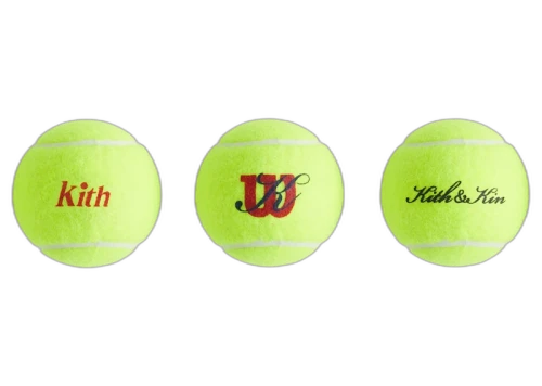 Kith x Wilson Tennis Ball (3 Pack) Yellow