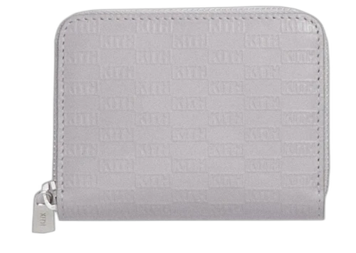 Kith Zip Around Wallet Light Grey