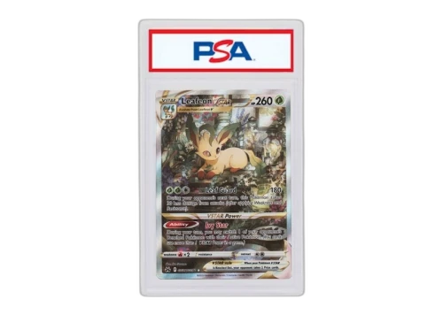 Leafeon VSTAR 2023 Pokémon Sword & Shield Crown Zenith FA Full Art (English) GG35-GG70 (PSA or BGS Graded)