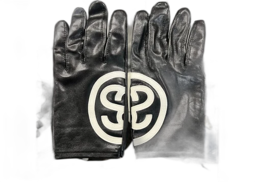 Stüssy Leather Gloves with S Logo