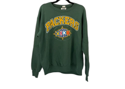 Lee Green Packers Super Bowl XXXI Sweatshirt Green
