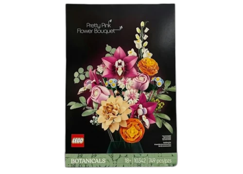 LEGO Botanical Collection Pretty Pink Flower Bouquet Set 10342 Only For Drop Off Store Purchase