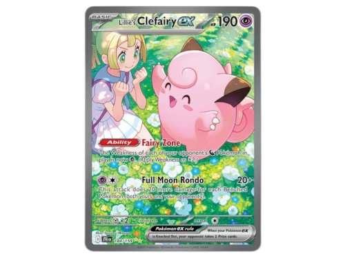 Lillie's Clefairy ex 2025 Pokémon Scarlet & Violet Journey Together Special Illustration Rare 184/159 Ungraded