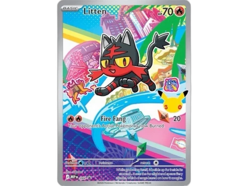 Litten 2026 Pokémon Mega Evolution First Partners Collection Promo 44 Ungraded