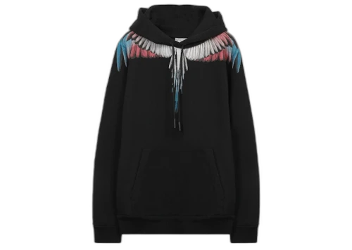 Marcelo Burlon Wings Hoodie Black