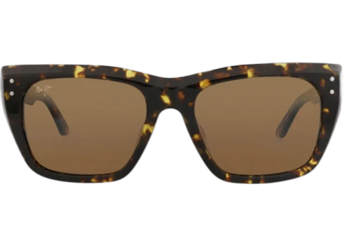 Maui Jim Square Frame Acetate Sunglasses H893-10 Havana Havana Bronze