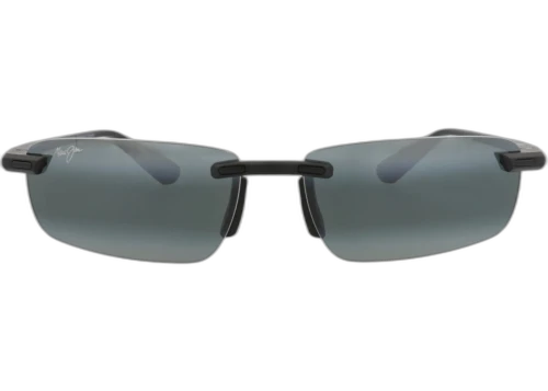 Maui Jim Square Frame Injection Sunglasses 630-02A Black Black Grey