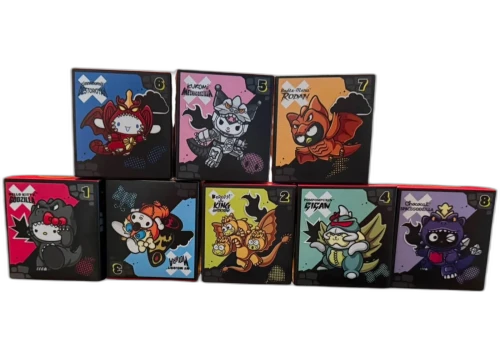 McDonald's Hello Kitty Godzilla Happy Meal Toys Complete Set