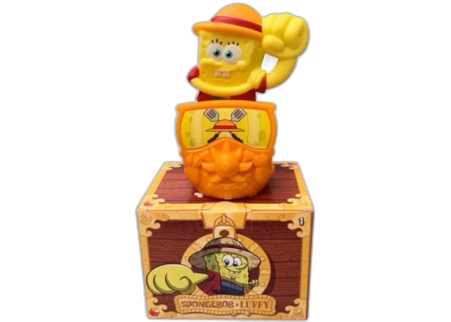 McDonald's X One Piece Spongebob - Spongebob x Gear 5 Luffy Happy Meal Toy